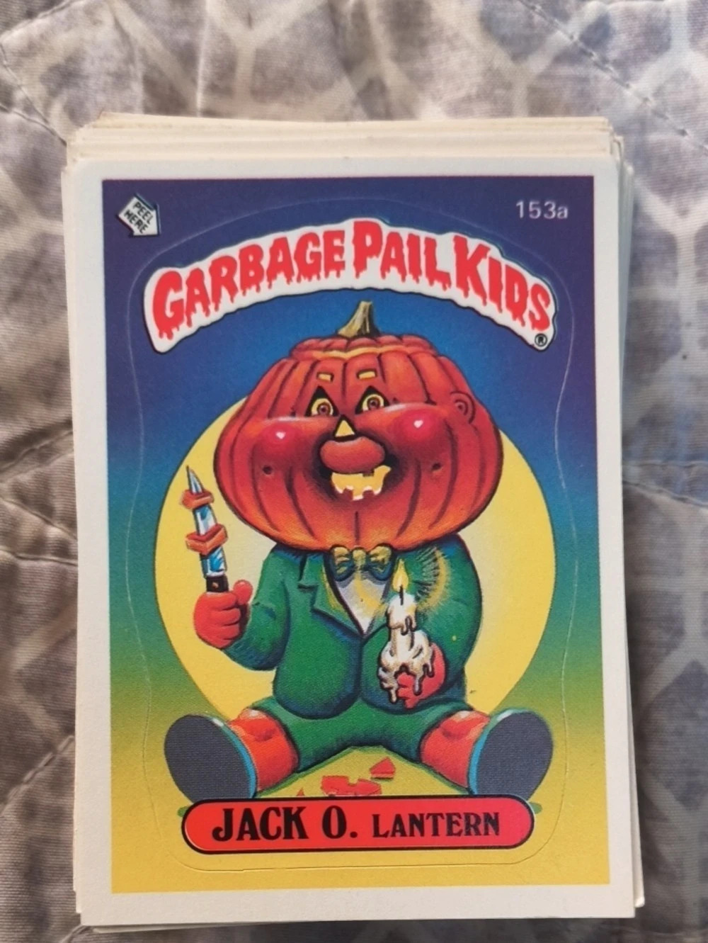 Topps Garbage Pail Kids Jack O. Lantern #153a Trading Card